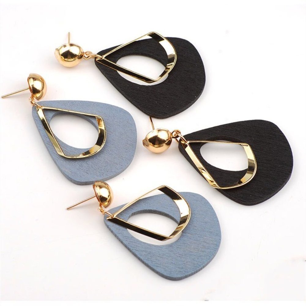 Earrings Women Bohemian Hoop Drop Cute Trendy Jewelry Accesories - Picture 6 of 6